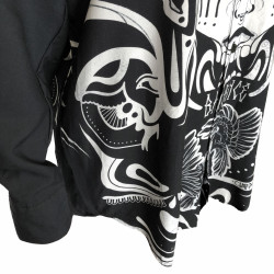 Clarafosca shirt balance black and white close up design