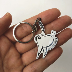 Enamel keychain Clarafosca Birdie