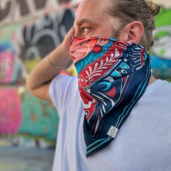 Bandana "LTC" Clarafosca man design, graffiti style scarf