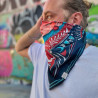 Bandana "LTC" Clarafosca man design, graffiti style scarf