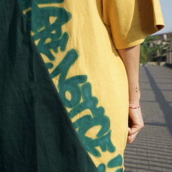 yellow  green Street Edge Limited Edition, streetart wear tee style