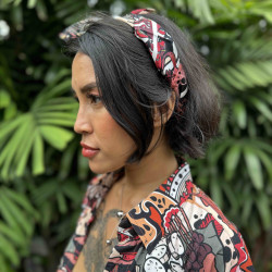 Clarafosca bandana Bali street art apparel accessory woman style